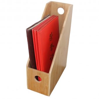 Bamboo Magazine Holder Books Catalogues Reading Material Rack Manufacturer