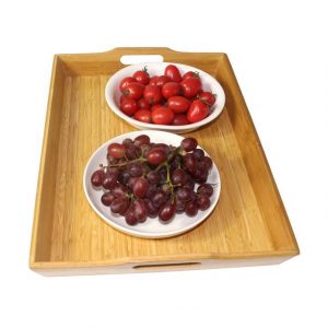 Bamboo Wood Serving Tray JRT690-small