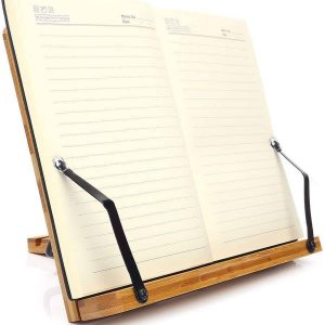 JR bamboo book stand