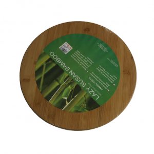Round Bamboo Rotate Tray
