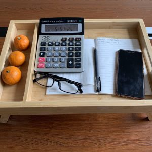 bamboo bed serving tray