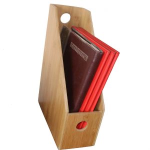 bamboo magazine holder JR-MH1902H