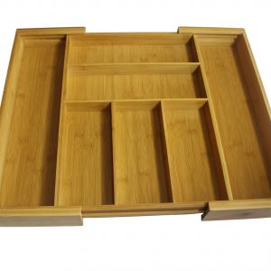 expendable bamboo drawer organizer